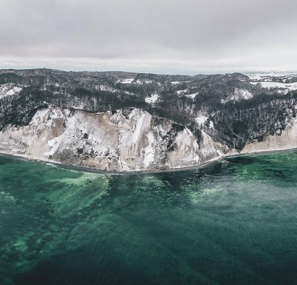 Møns Klint vinter